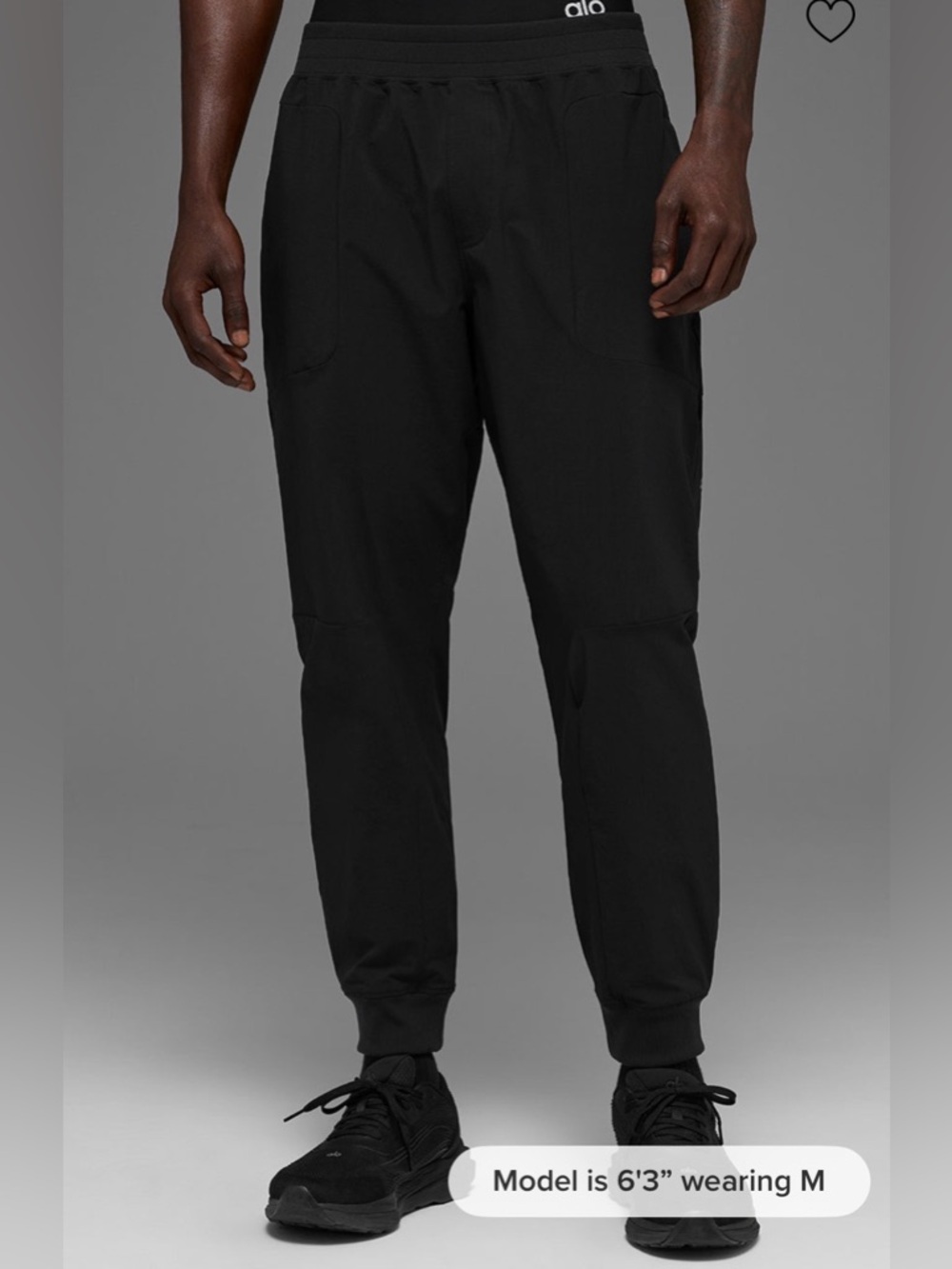 Alo Co-Op Pant (Regular), Black, Size L